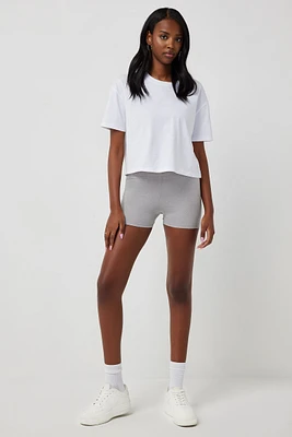 Ardene Basic Mini Biker Shorts in | Size | Polyester/Elastane | Eco-Conscious