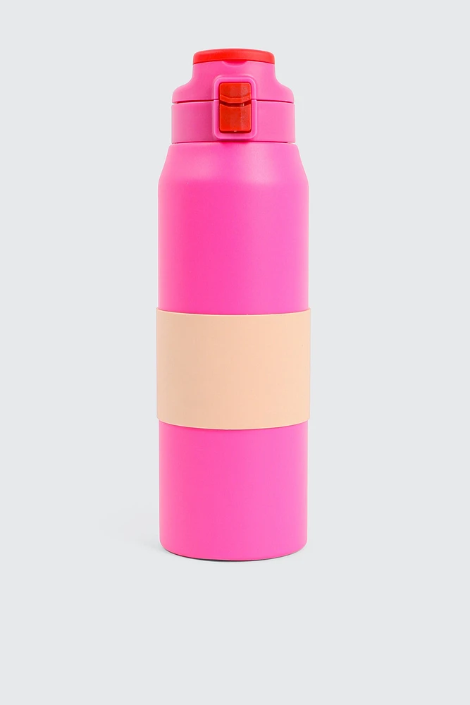 Ardene Pink Water Bottle