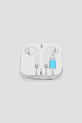 Ardene Earbuds with Controller in White