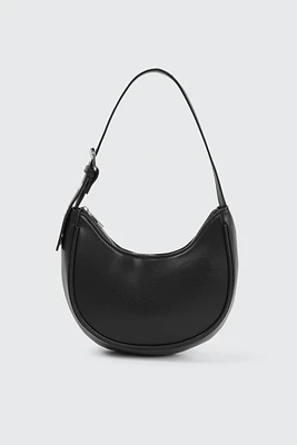 Ardene Crescent Shoulder Bag in | 100% Recycled Polyester | Eco-Conscious