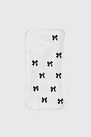 Ardene Bow iPhone 16 Case in Clear