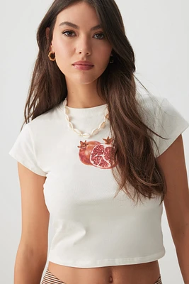 Ardene Graphic Baby T-Shirt in White | Size | Cotton/Elastane