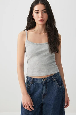 Ardene Basic Spaghetti Strap Tank Top in | Size | Cotton | Eco-Conscious
