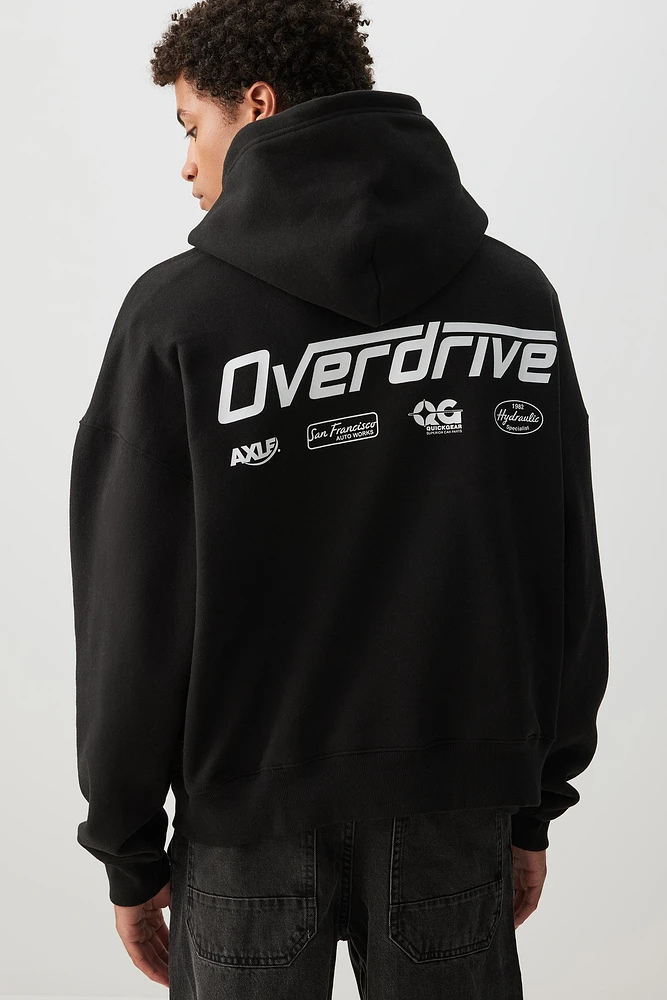 Ardene Man Graphic Hoodie For Men in | Size | Polyester/Cotton | Fleece-Lined