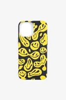 Ardene Wavy Smiley Face iPhone 13 Pro Max Case in Yellow