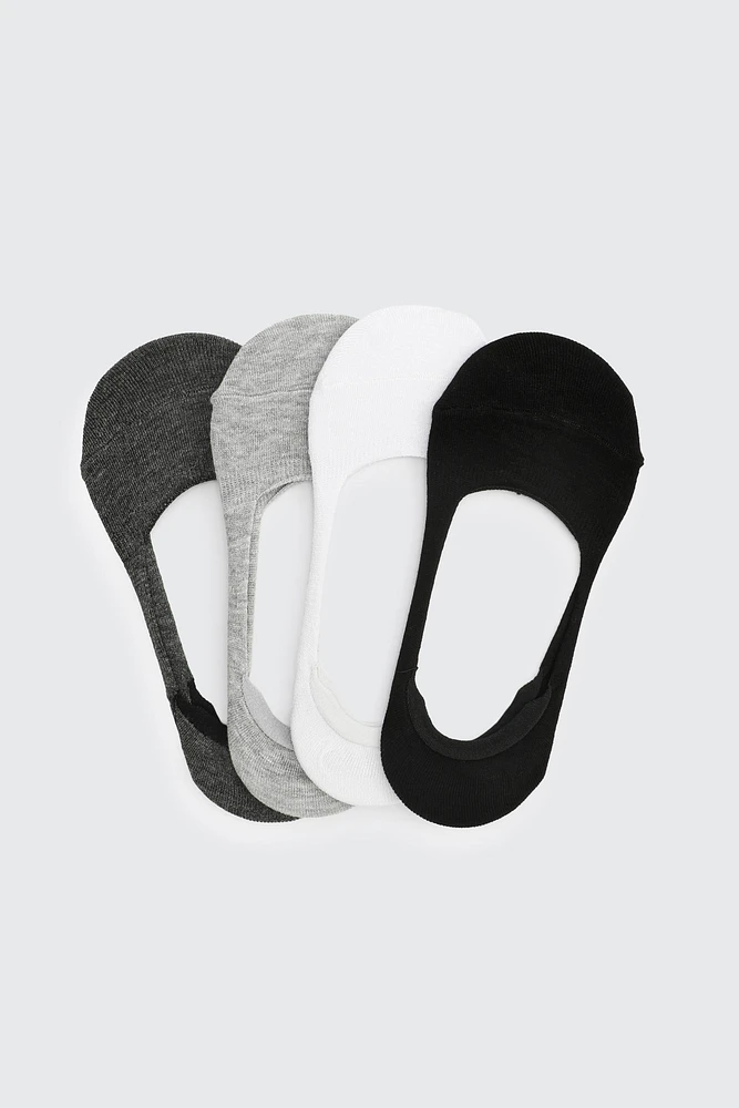 Ardene 4-Pack Bamboo Rayon Shoe Liners in | Polyester/Rayon/Spandex | Eco-Conscious