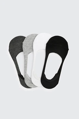 Ardene 4-Pack Bamboo Rayon Shoe Liners in | Polyester/Rayon/Spandex | Eco-Conscious