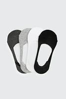 Ardene 4-Pack Bamboo Rayon Shoe Liners in | Polyester/Rayon/Spandex | Eco-Conscious