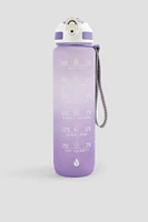 Ardene Gradient Water Bottle in Lilac