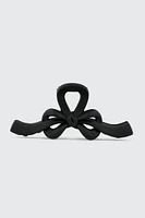 Ardene Bow Hair Claw in Black