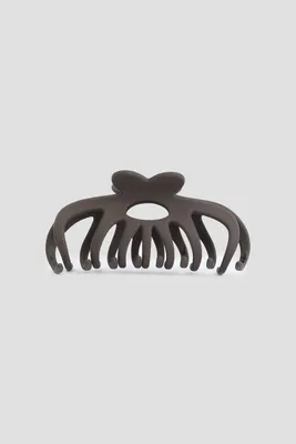 Ardene Taupe Hair Claw in Brown
