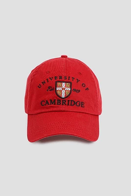 Ardene Cambridge Cap in Red | Cotton