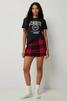 Ardene Printed Plush PJ Boxers in | Size | 100% Recycled Polyester | Eco-Conscious