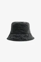 Ardene Man Quilted Bucket Hat for Men in Black | Polyester