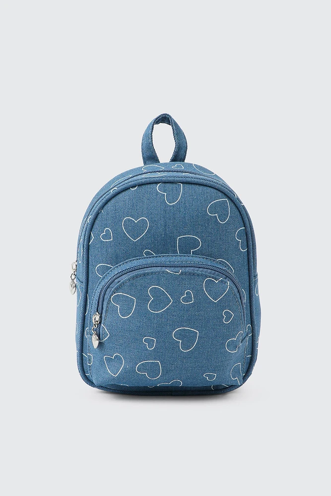Ardene Kids Printed Backpack in | Polyester