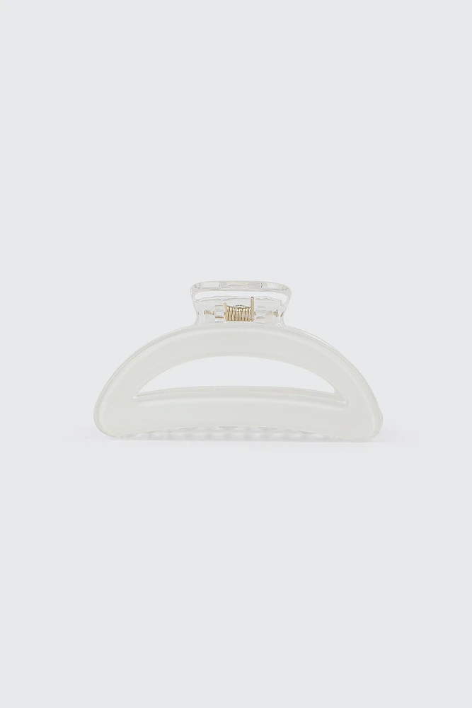 Ardene Cutout Hair Claw in White