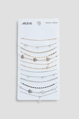 Ardene 13-Pack Assorted Bracelets