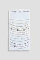 Ardene 13-Pack Assorted Bracelets