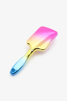 Ardene Rainbow Gradient Paddle Hairbrush