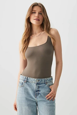 Ardene Basic Super Soft Slip On Bodysuit in | Size | Polyester/Elastane | Eco-Conscious
