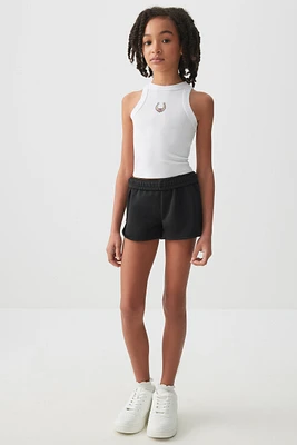 Ardene Kids French Terry Dolphin Shorts in | Size | Polyester/Cotton | Eco-Conscious