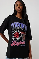 Ardene Raptors Graphic T-shirt in Black | Size | Cotton