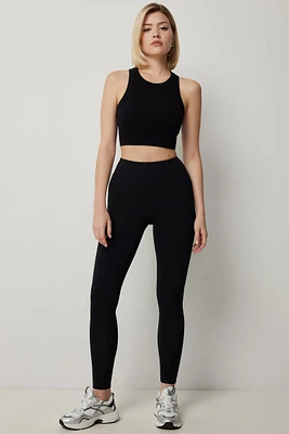 Ardene MOVE V Waistband Leggings in | Size | Nylon/Spandex | Eco-Conscious