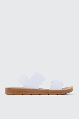 Ardene Elastic Strap Flat Sandals in | Size