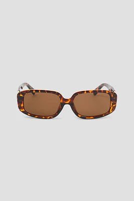 Ardene Rectangular Tortoiseshell Sunglasses