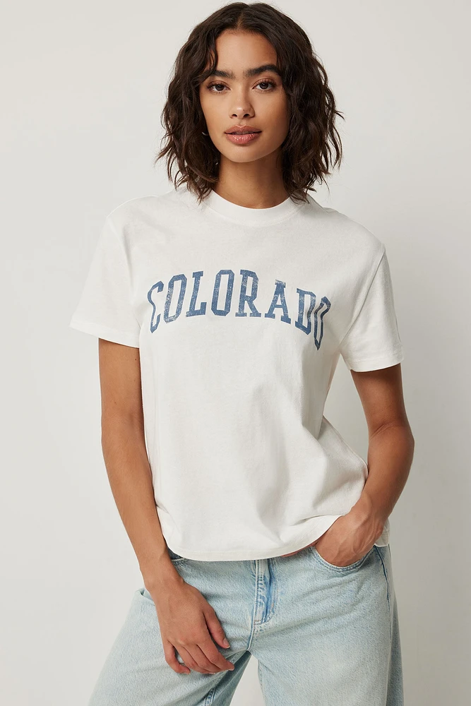 Ardene Destination T-Shirt in | Size | 100% Cotton