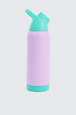 Ardene Colorblock Water Bottle in Medium Purple