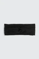 Ardene Open Mesh Knotted Headwrap in