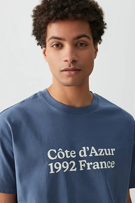 Ardene Man Boxy Graphic T-Shirt For Men in | Size | 100% Cotton