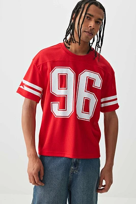 Ardene Man Mesh Crew Neck T-Shirt For Men in | Size | Polyester