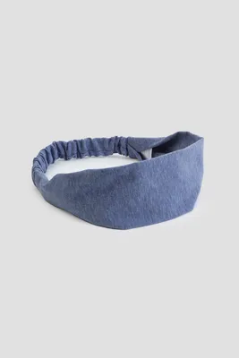 Ardene Soft Knit Headwrap in Dark Blue