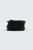 Ardene 18-Pack Hair Ties in Black