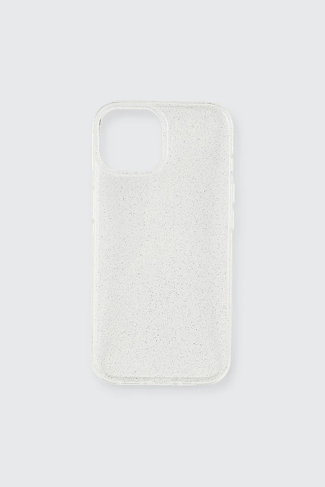 Ardene Glitter iPhone 13/14/15 Case in Clear