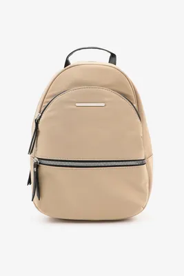 Ardene Nylon Backpack in Beige | Polyester/Nylon