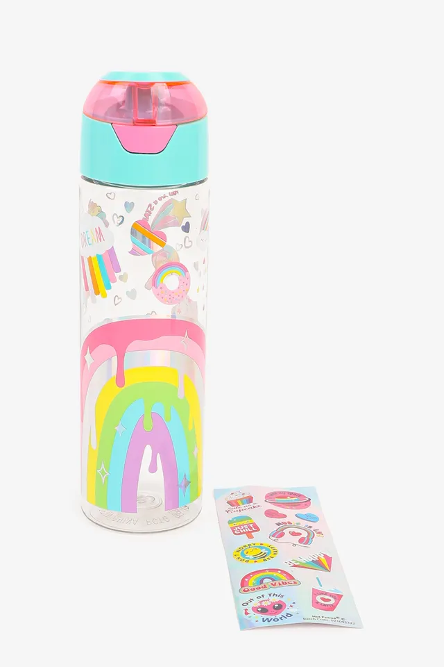 Ardene Pink Matte Water Bottle