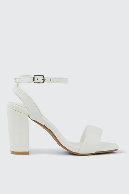 Ardene Block Heel Sandals in | Size | Faux Leather | Eco-Conscious