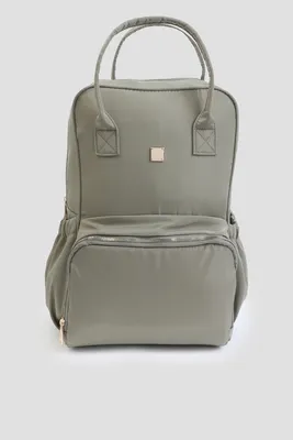 Ardene Nylon Backpack in Light Green | Polyester/Nylon