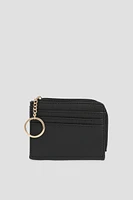 Ardene Faux Leather Cardholder in | Faux Leather/Polyester