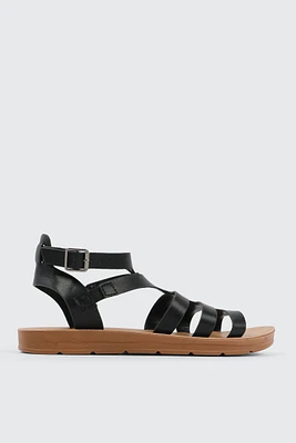 Ardene Flat Strappy Sandals in | Size | Eco-Conscious