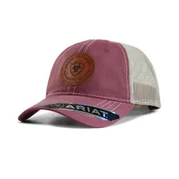 Round logo patch cap