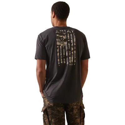 Ariat Tonal Camo Flag T-Shirt