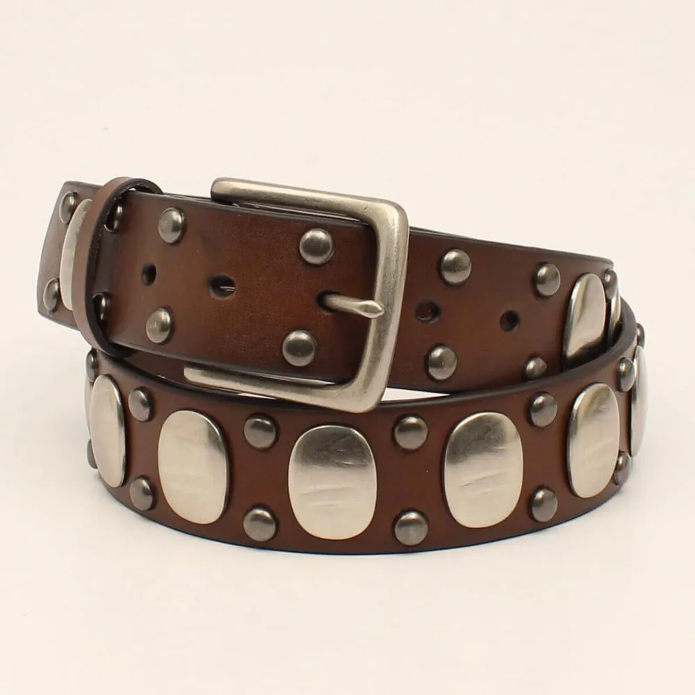 AE Oval Buckle Leather Belt