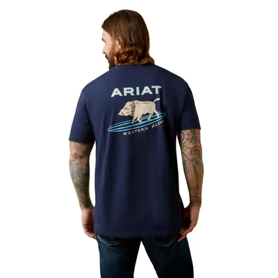 Surf Boar Western Aloha T-Shirt