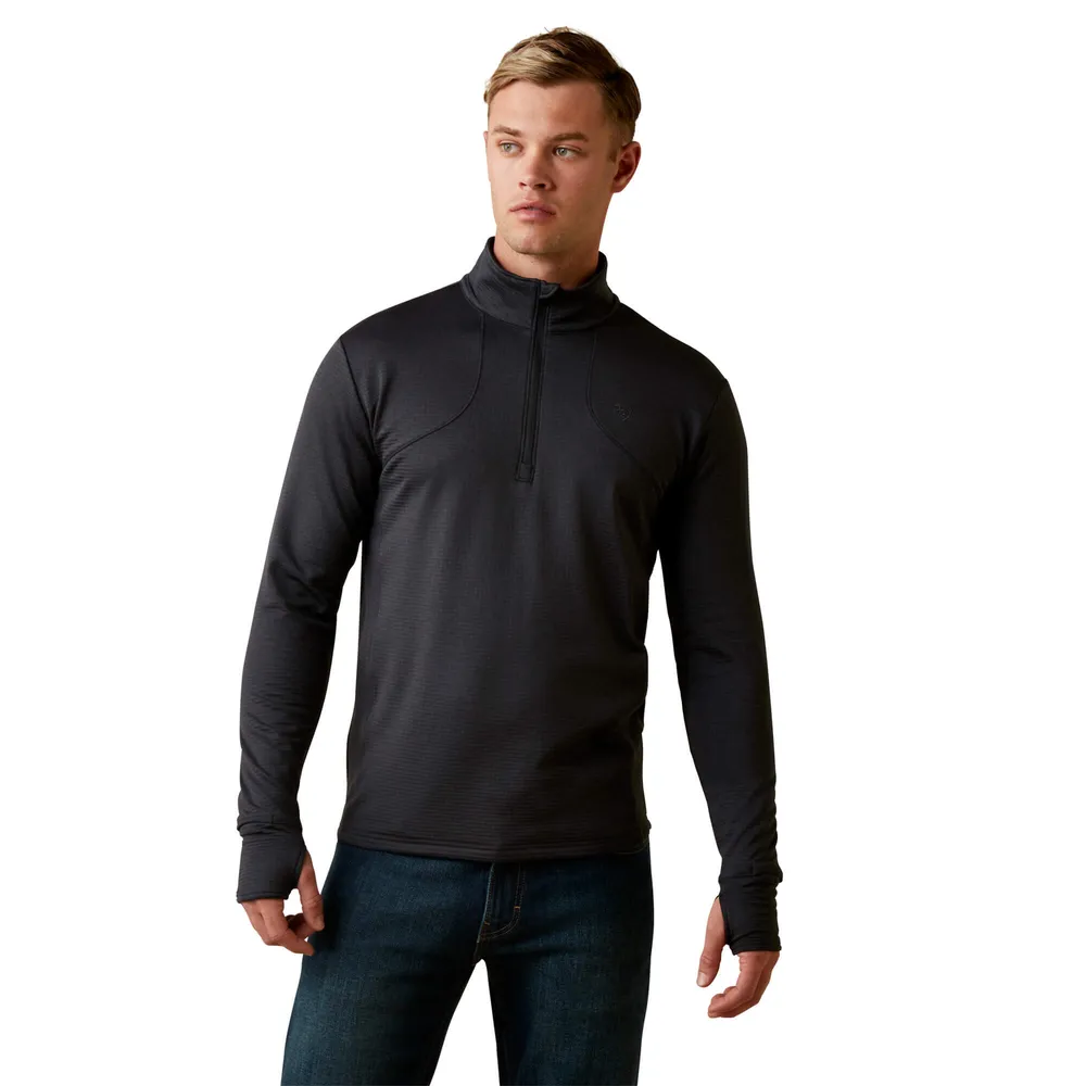 Gridwork 1/4 Zip Baselayer