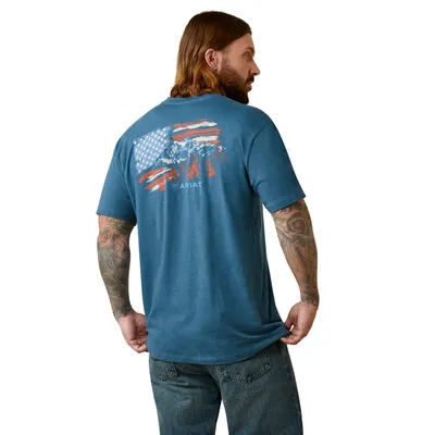 Ariat Mountain Flag T-Shirt