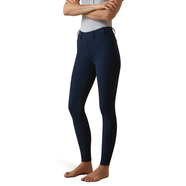 Women's Eos Moto Knee Patch Tight in Navy, Size: Medium Regular by Ariat